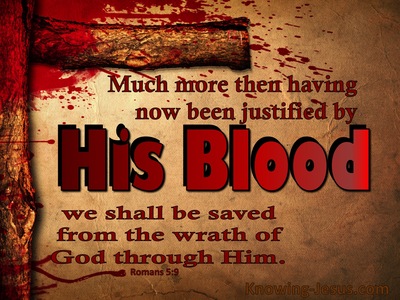 Romans 5:9 We WIll Be Saved From Wrath (brown)